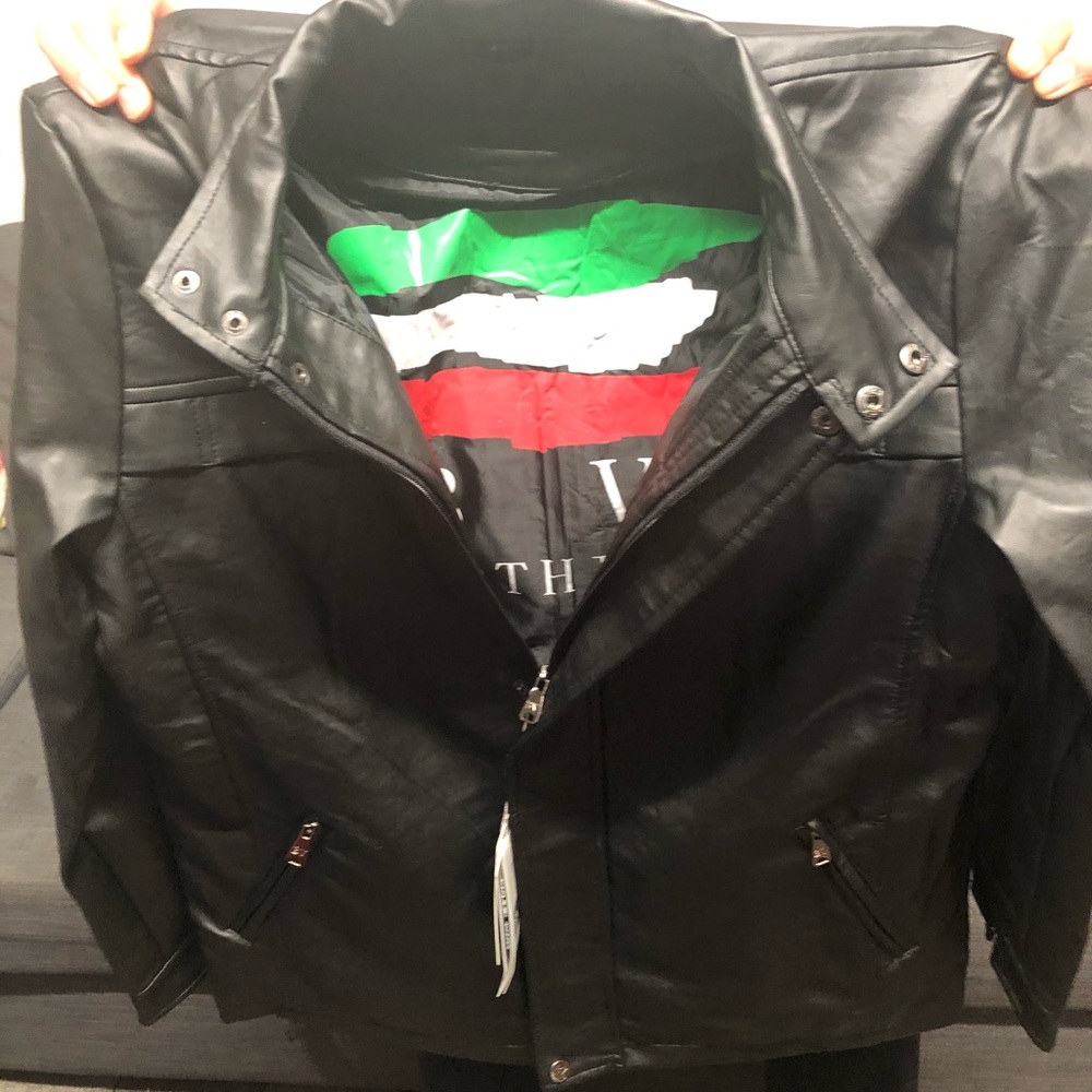a new leather jacket